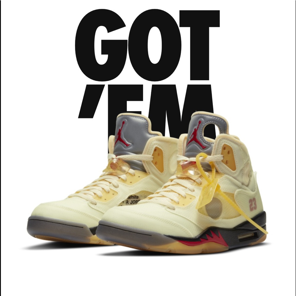 Air Jordan 5 Retro Off-White Sail